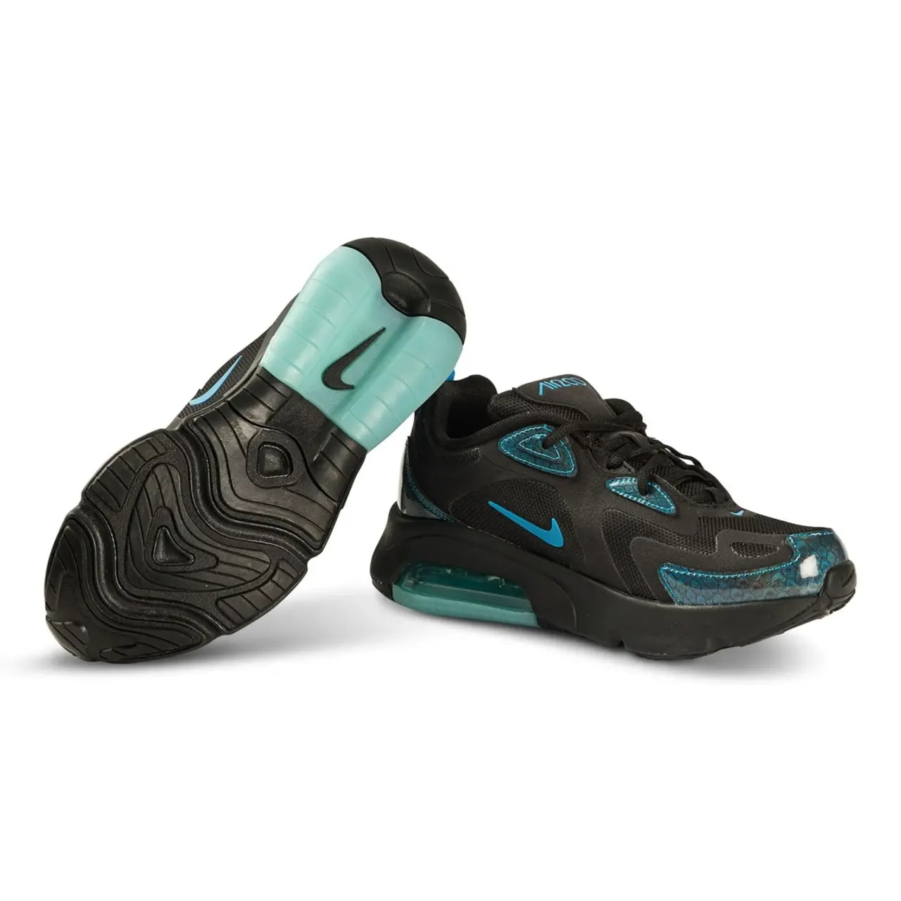 Giày Nike Air Max 200 GS 'Black Aurora' CQ4009-001 — ảnh 2