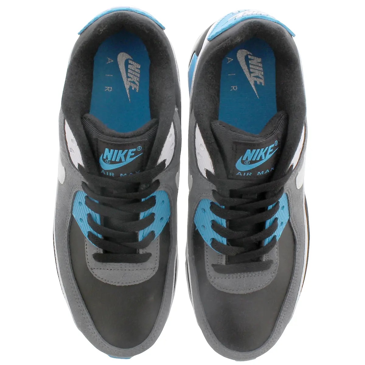 Giày Nike Air Max 90 Leather GS 'Black Dark Grey' CD6864-005 — ảnh 3