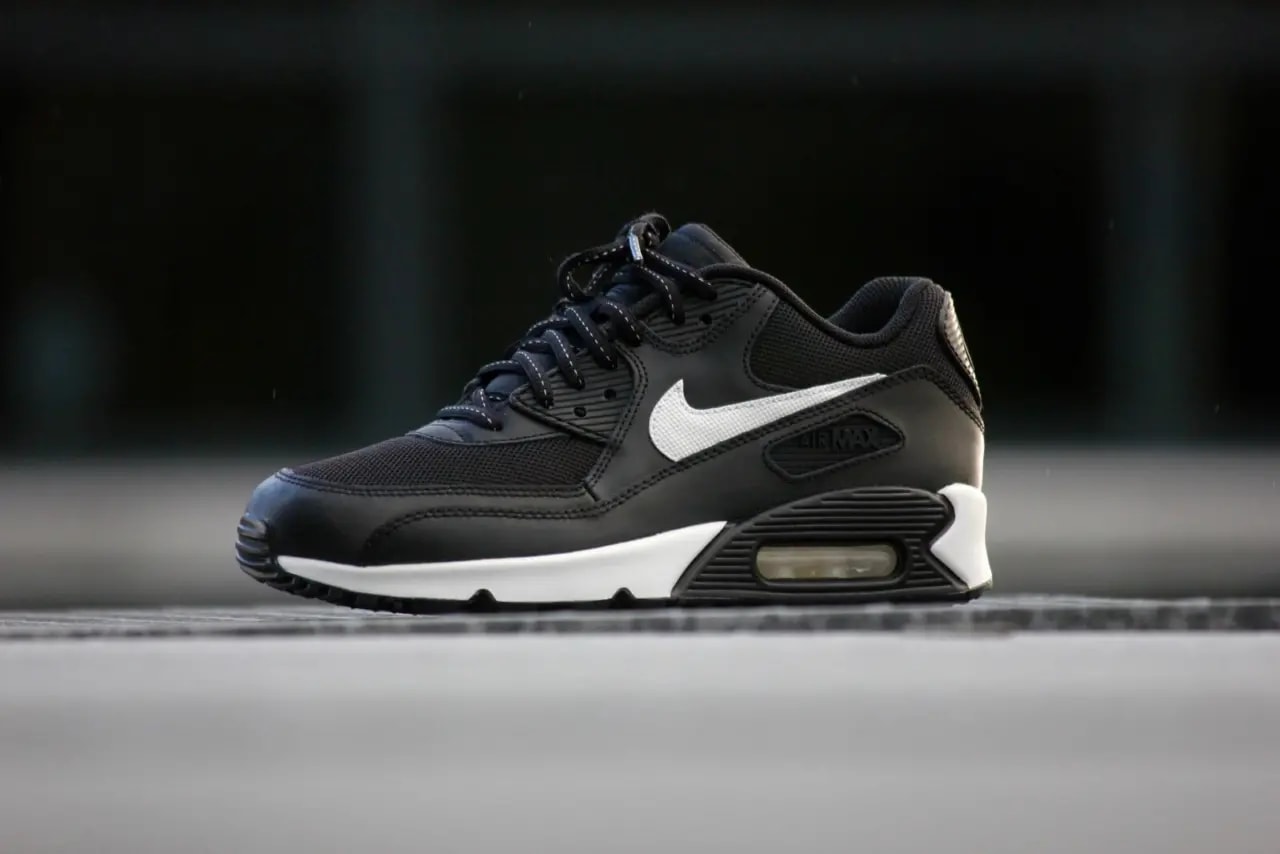 Giày Nike Air Max 90 GS 'Black White' CD6864-010 — ảnh 5
