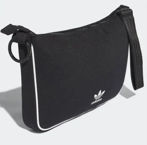 Túi Adidas Originals NMD Pouch Cross Body Bag Black Zipper 3 Stripes Golf CE5687 — ảnh 2