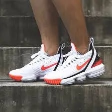 Giày Nike LeBron 16 'Air Tech Challenge Hot Lava White' CI1521-100 — ảnh 2