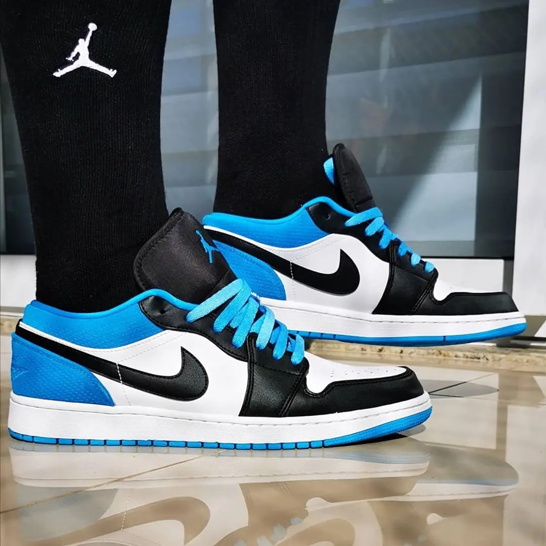 Giày Nike Air Jordan 1 Low SE 'Laser Blue' CK3022-004 — ảnh 2