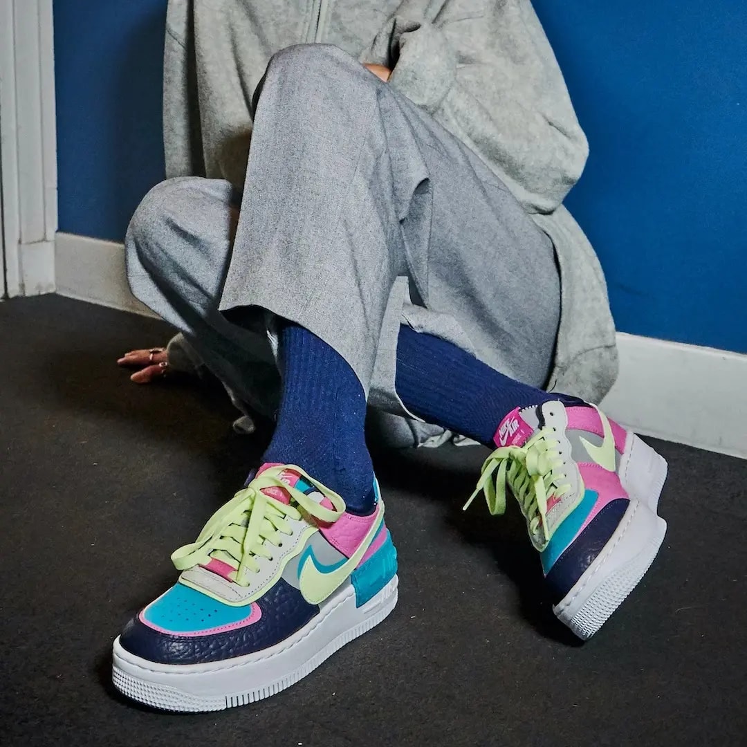 Giày Nike Air Force 1 Shadow Barely Volt Oracle Aqua CK3172-001 — ảnh 2