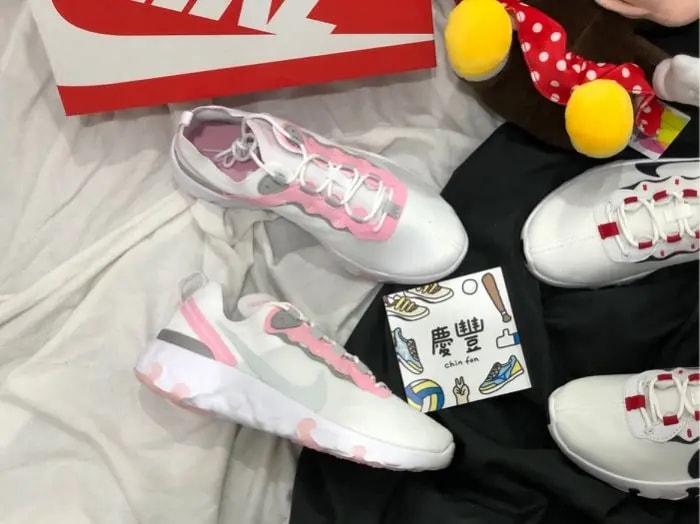 Giày Nike Renew Element 55 GS 'White Pink' CK4081-102 — ảnh 2