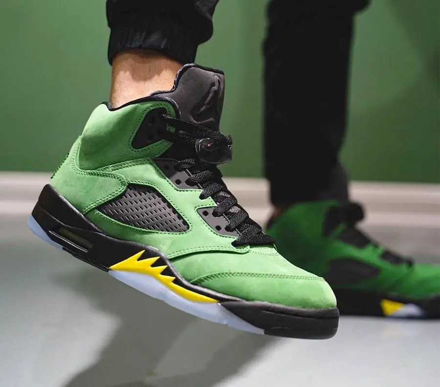 Giày Nike Air Jordan 5 Retro SE 'Oregon' CK6631-307 — ảnh 2