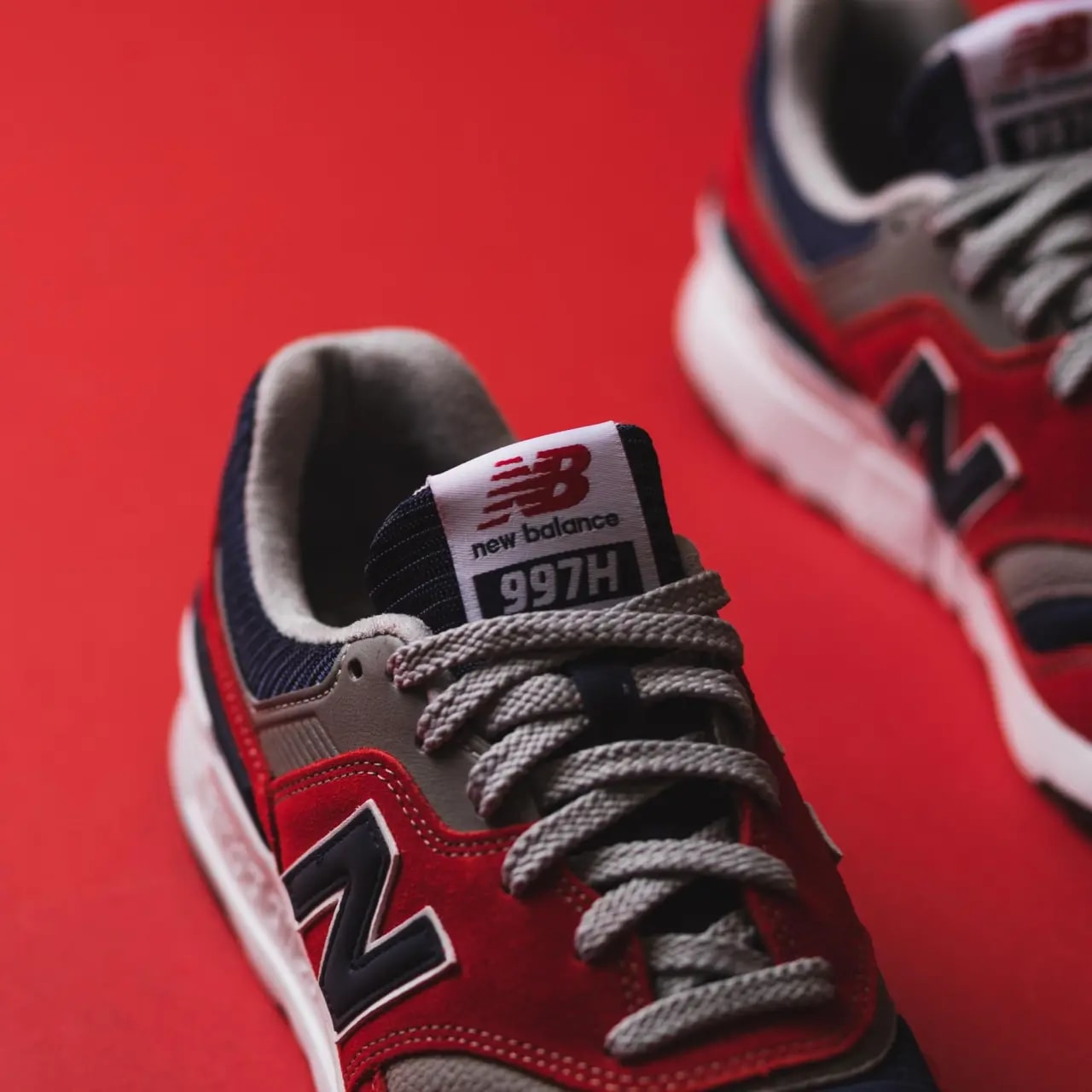 Giày New Balance 997 'Red Navy Grey' CM997HBJD — ảnh 4