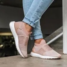 Giày Adidas Wmns UltraBoost Laceless 'Ash Pearl' CQ0010 — ảnh 2