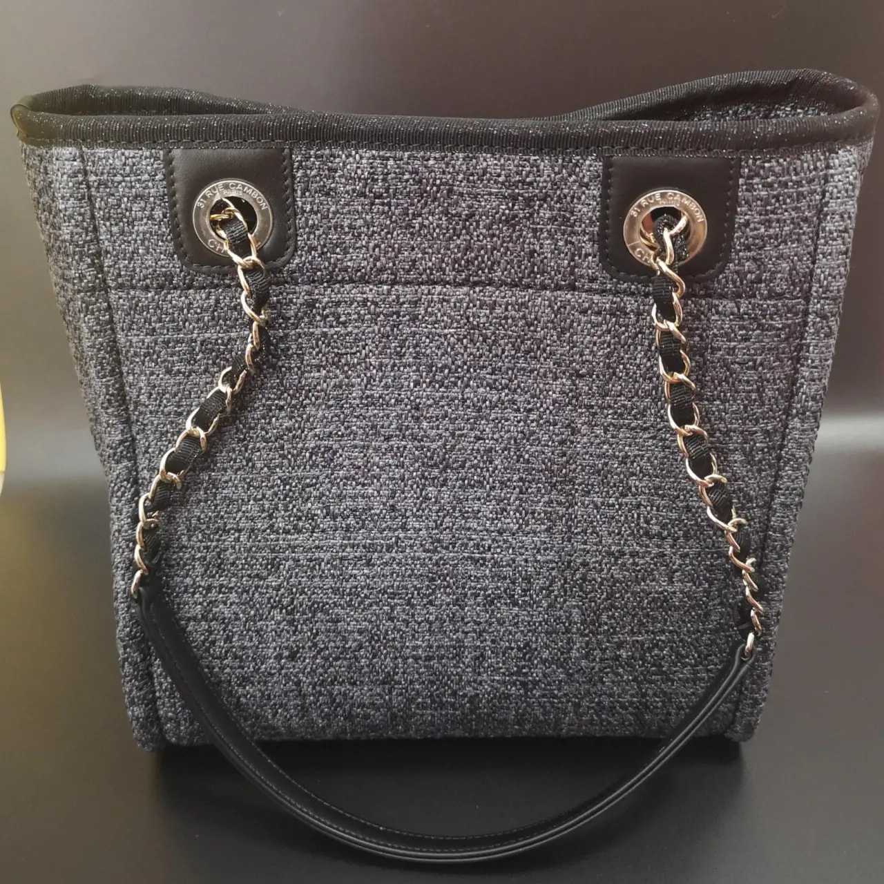Túi Chanel Deauville Shopping Tote Bag A66939-Y84118-94305 — ảnh 2