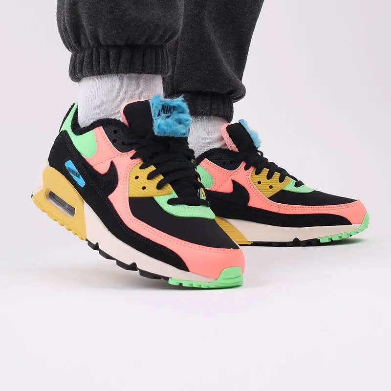 Giày Nike Wmns Air Max 90 'Fur Multicolor' CT1891-600 — ảnh 3