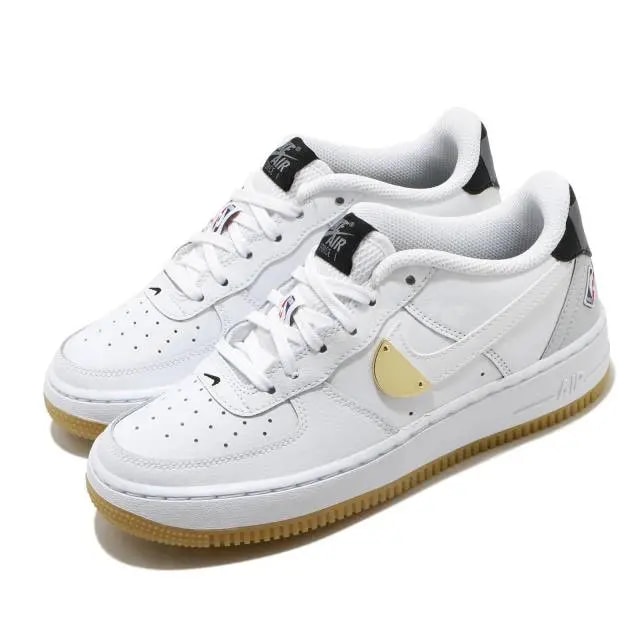 Giày Nike NBA x Air Force 1 LV8 1 HO20 GS 'White' CT3842-100 — ảnh 4