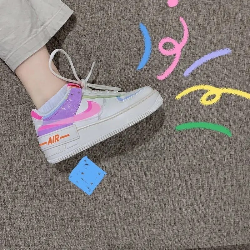 Giày Nike Wmns Air Force 1 'Shadow Beige' CU3012-164 — ảnh 5