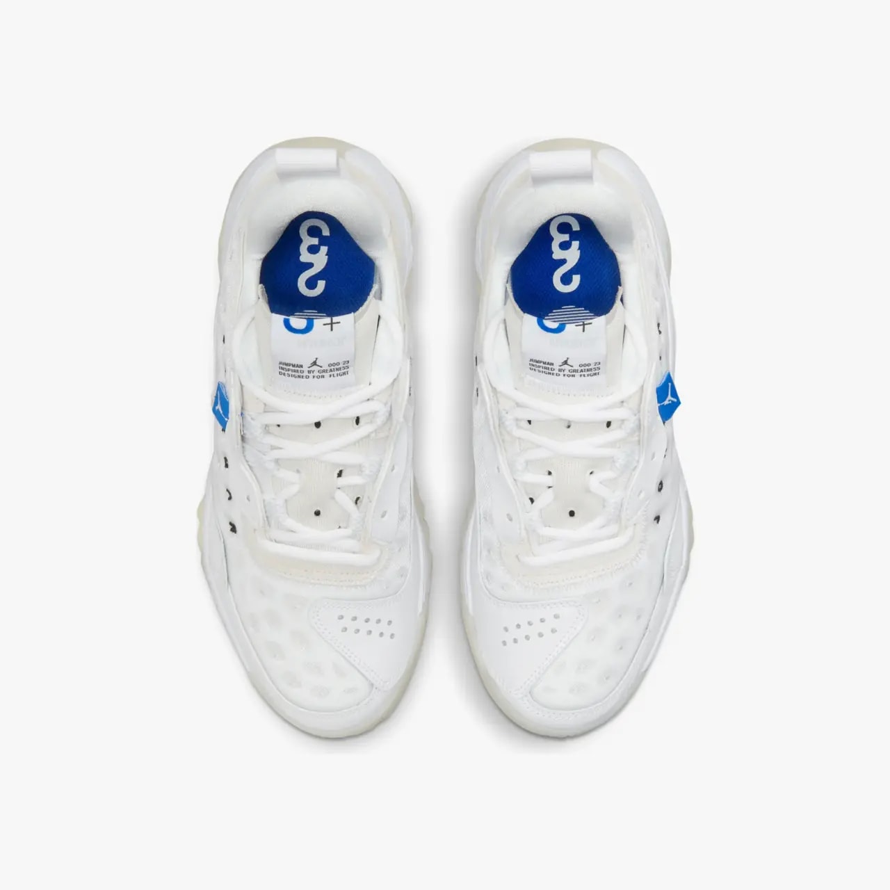 Giày Nike Air Jordan Delta 2 White Royal Blue Womens CW0913-102 — ảnh 4