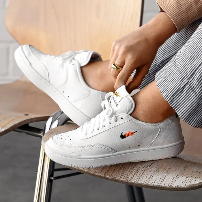 Giày Nike Wmns Court Vintage Premium 'White' CW1067-100 — ảnh 2