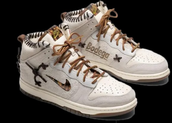 Giày Nike Dunk High Bodega 'Sail Multi' CZ8125-100 — ảnh 5