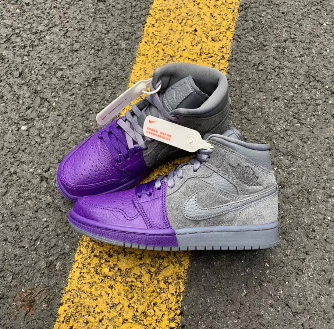 Giày Nike Sheila Rashid x Air Jordan 1 Mid 'UNITE' CW5897-005 — ảnh 3