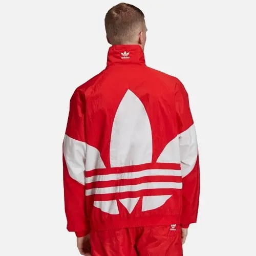 Áo Adidas Big Trefoil Track Jacket Red FM9891 — ảnh 4