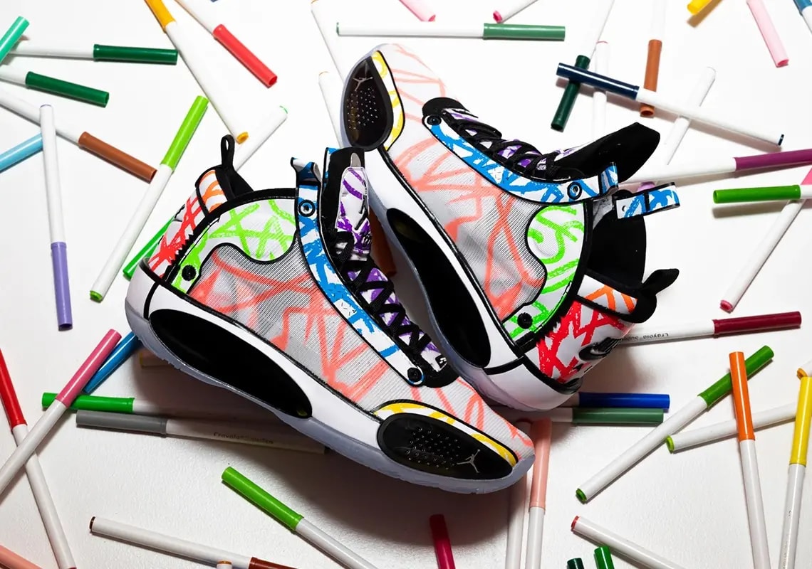 Giày Zion Williamson x Air Jordan 34 'Noah' DA1897-100 — ảnh 5