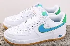 Giày Nike Air Force 1 Low 'White Bright Blue Green' DA4660-100 — ảnh 4