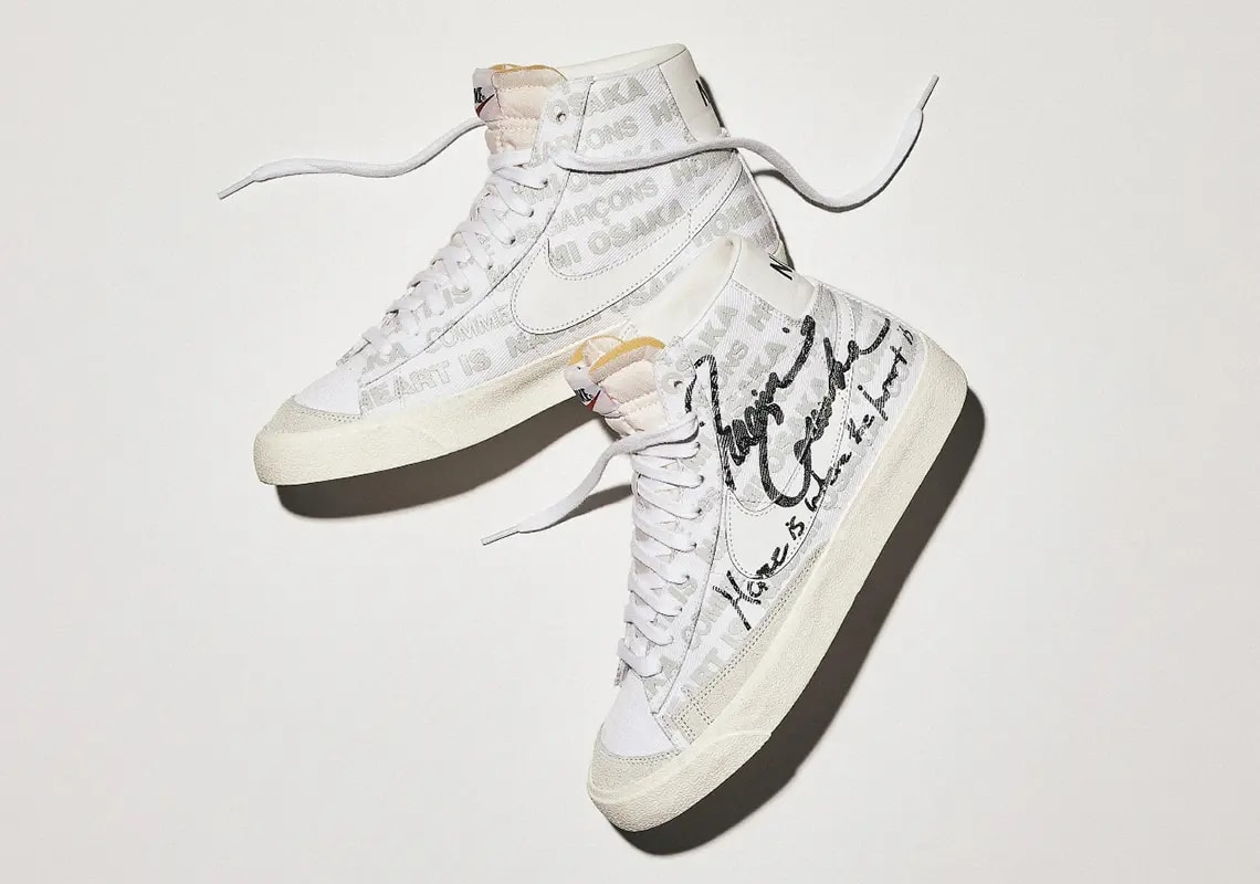 Giày Nike Blazer Mid 'Comme des Garcons x Naomi Osaka' DA5383-100 — ảnh 4
