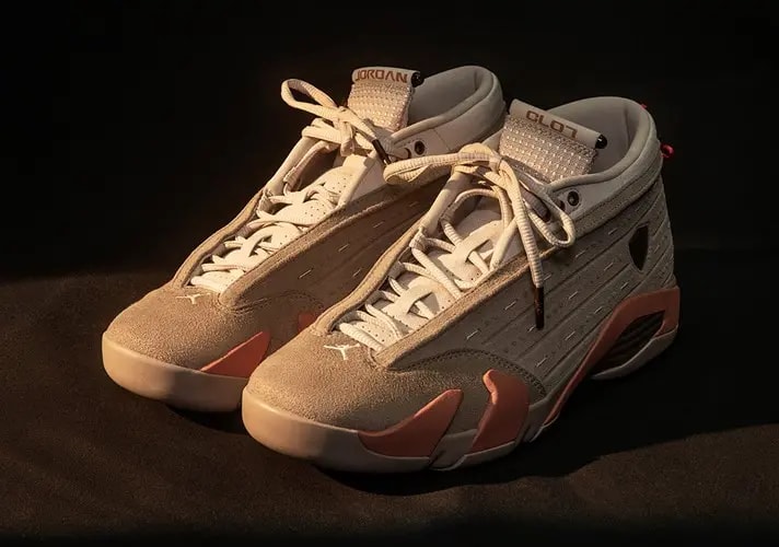 Giày Nike CLOT x Air Jordan 14 Retro Low 'Terracotta' DC9857-200 — ảnh 3