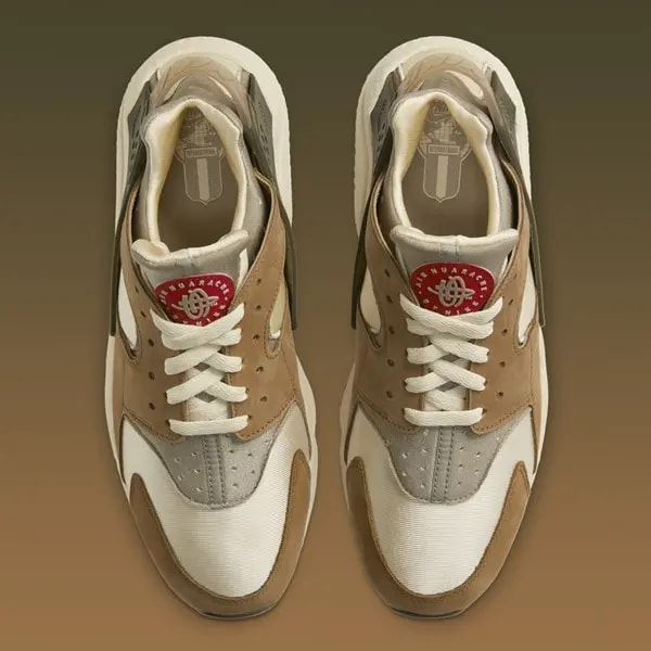 Giày Nike Stussy x Air Huarache LE 'Desert Oak' 2021 DD1381-200 — ảnh 4
