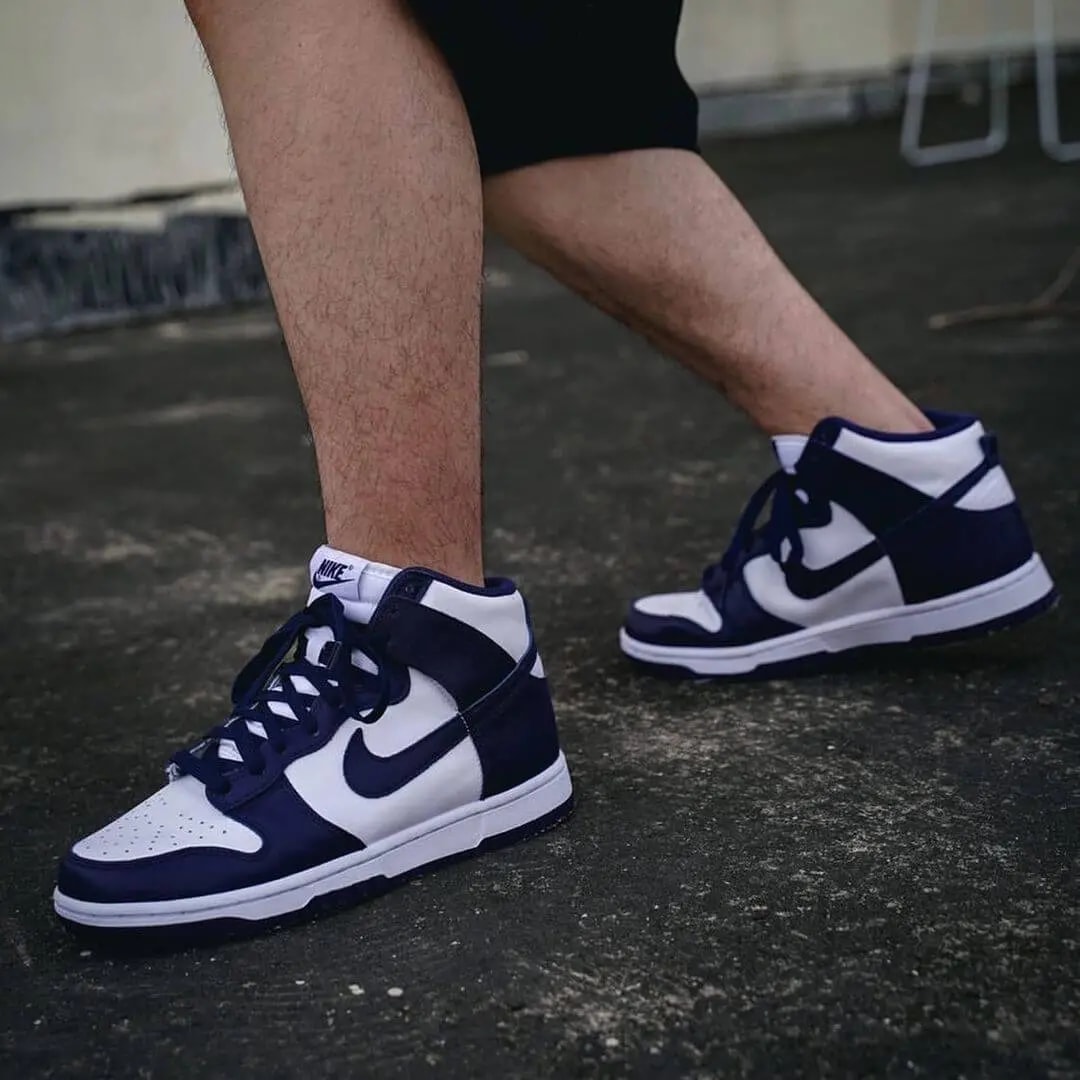 Giày Nike Dunk High 'Midnight Navy' DD1399-104 — ảnh 4