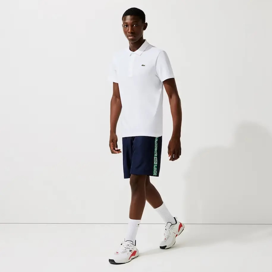 Áo Lacoste Sport Cotton Blend Polo Shirt 'White' DH2881-11-800 — ảnh 4