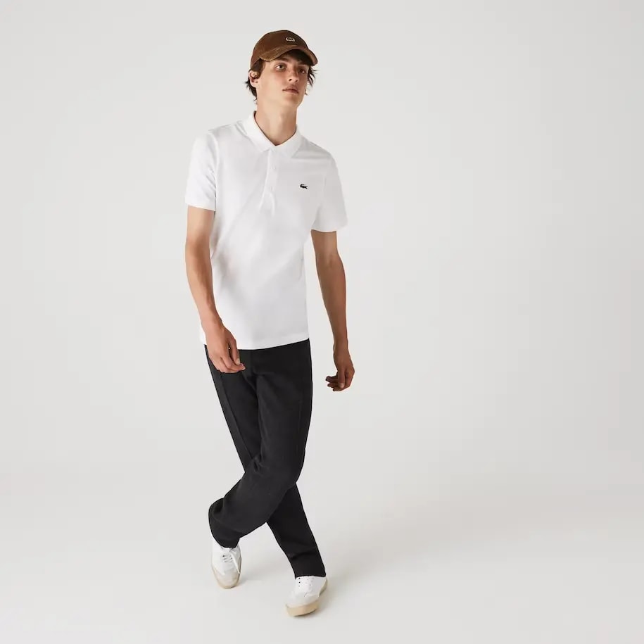 Áo Lacoste Sport Cotton Blend Polo Shirt 'White' DH2881-11-800 — ảnh 2
