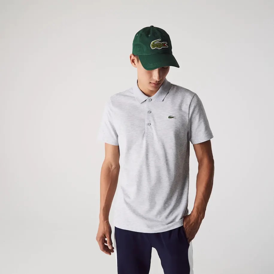 Áo Lacoste Lacoste Short Sleeve Karati Basic Polo Shirt Gray DH2881-P5V — ảnh 4