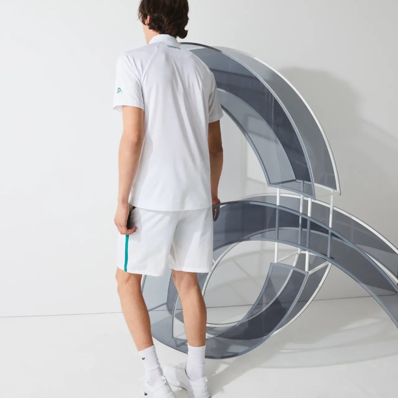 Áo Lacoste Men's SPORT x Novak Djokovic Polo Shirt DH4743-EMA — ảnh 5