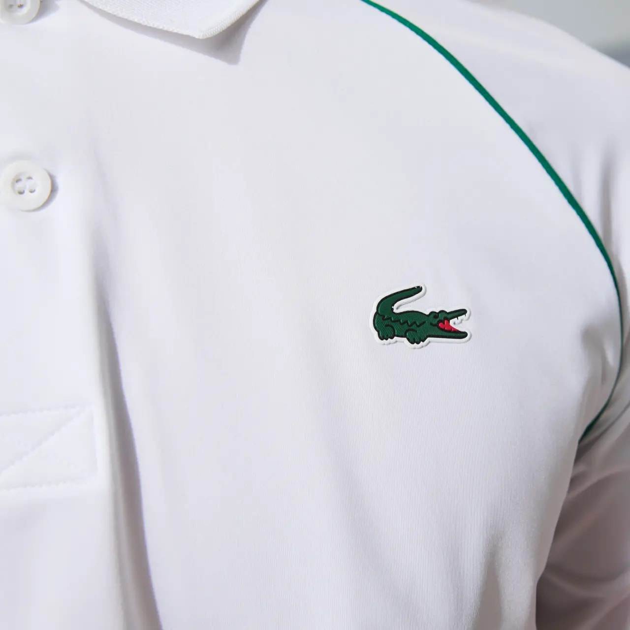 Áo Lacoste Men's SPORT x Novak Djokovic Polo Shirt DH4743-EMA — ảnh 4
