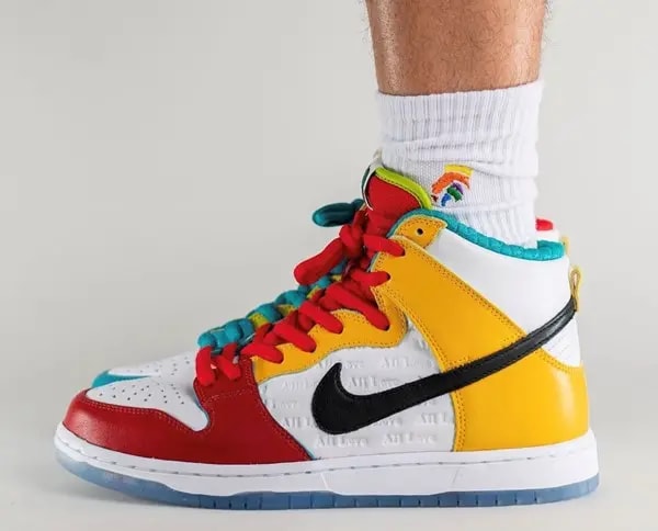 Giày Nike x froSkate SB Dunk High Pro 'QS All Love' DH7778-100 — ảnh 3