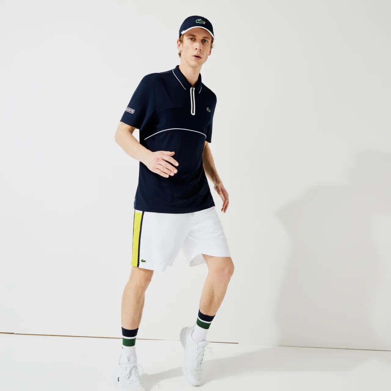 Áo Lacoste Breathable Resistant Tennis Polo Shirt DH9658-525 — ảnh 5