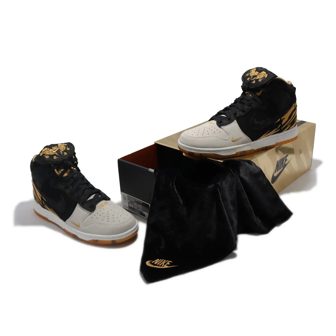 Giày Nike Dunk High Premium 'God Of Wealth' DQ4978-001 — ảnh 4