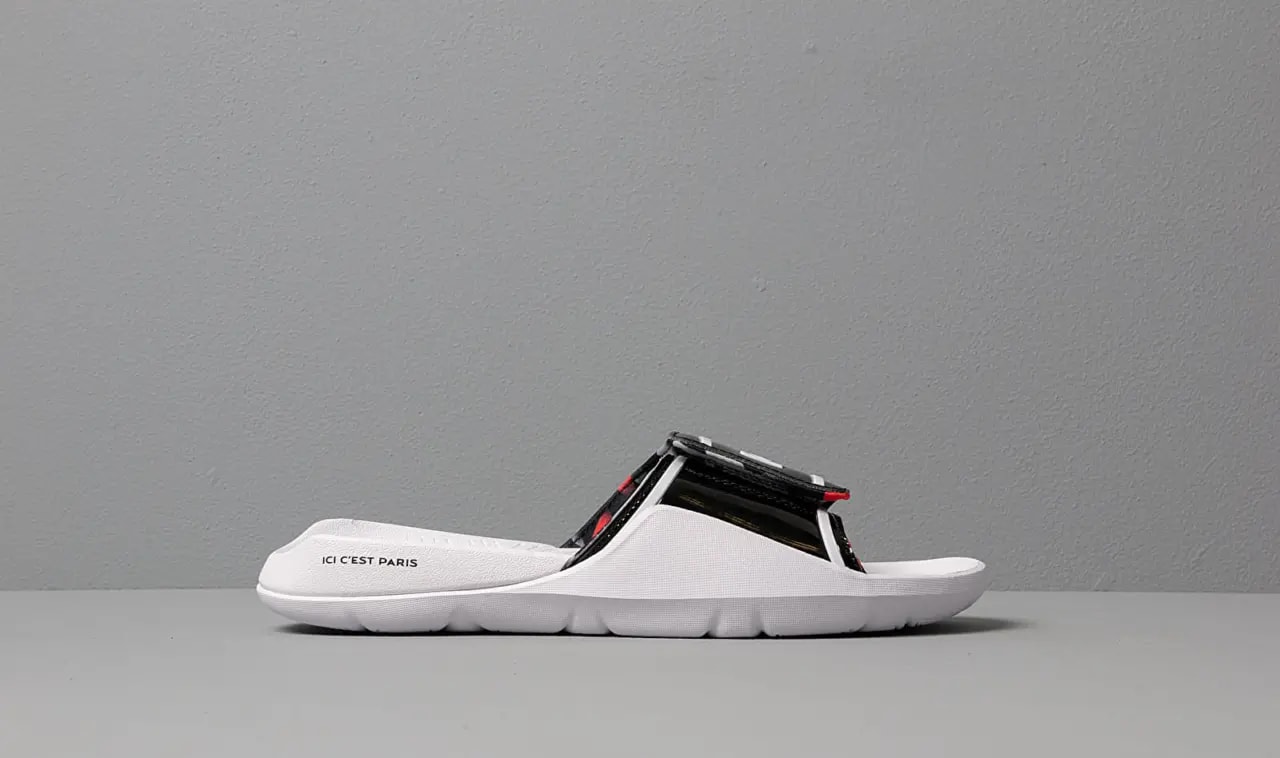 Dép PSG x Nike Air Jordan Hydro Slide 7 V2 'White' CJ7244-001 — ảnh 2