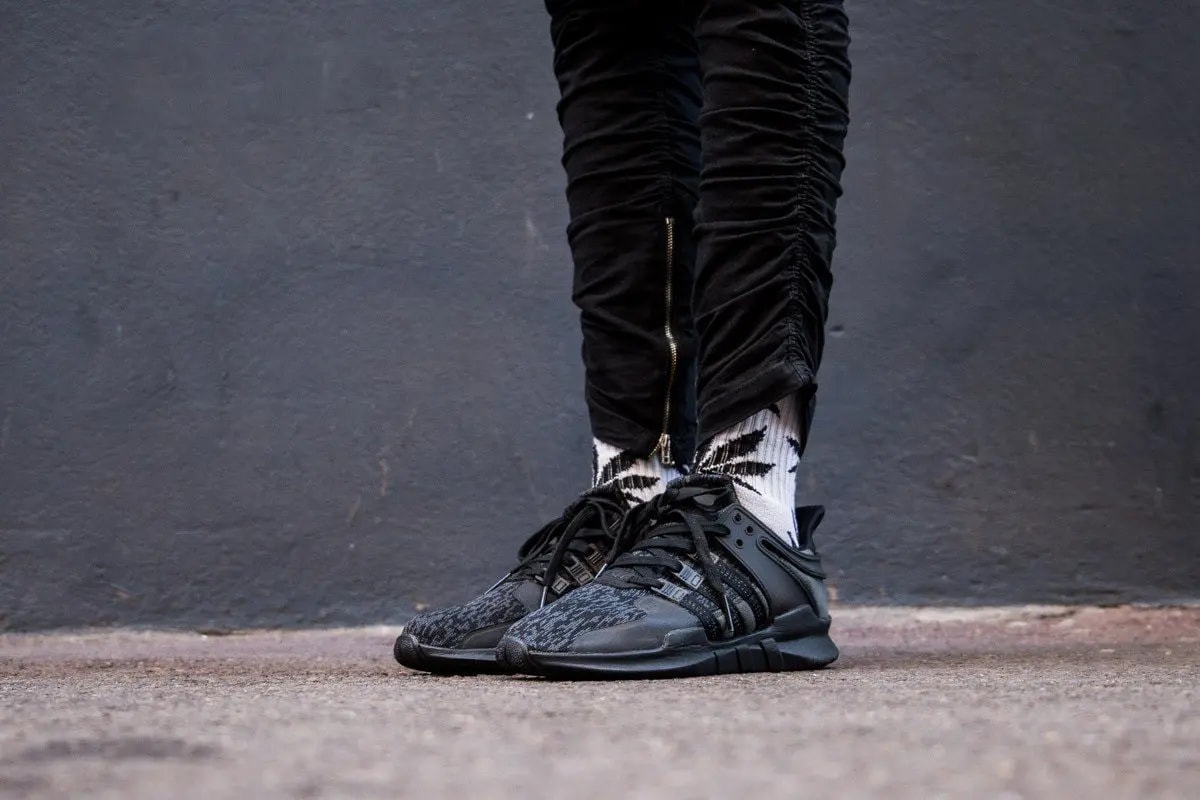 Giày Adidas EQT Support ADV 'Triple Black' BY9589 — ảnh 4