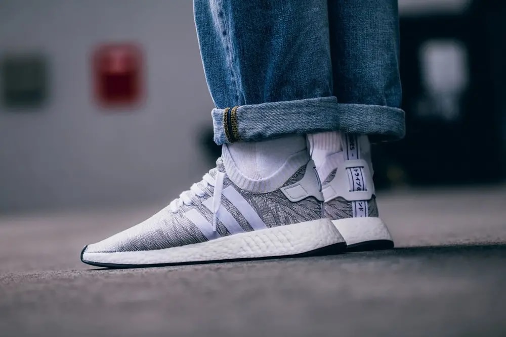 Giày Adidas NMD R2 PK "GREY ORANGE" BY9410 — ảnh 2