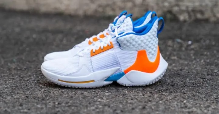 Giày Nike Jordan Why Not Zer0.2 GS 'OKC Home' AO6218-100 — ảnh 3