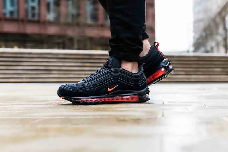 Giày Nike Air Max 97 'Black Hyper Crimson' CD1531-001 — ảnh 4