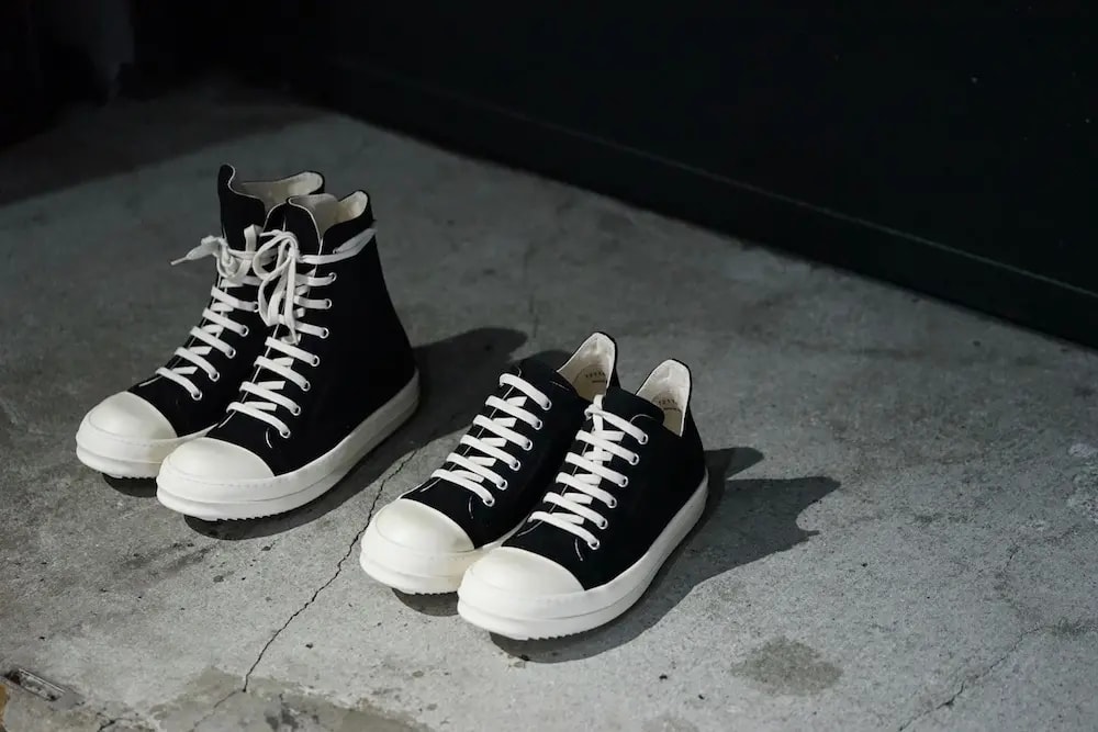 Giày Rick Owens DRKSHDW Canvas High Top Sneakers DU18F7800-CVP — ảnh 4