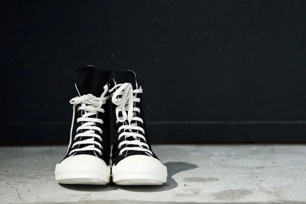 Giày Rick Owens DRKSHDW Canvas High Top Sneakers DU18F7800-CVP — ảnh 5