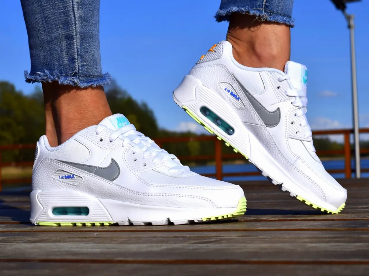 Giày Nike Air Max 90 GS 'White' CZ5868-100 — ảnh 2