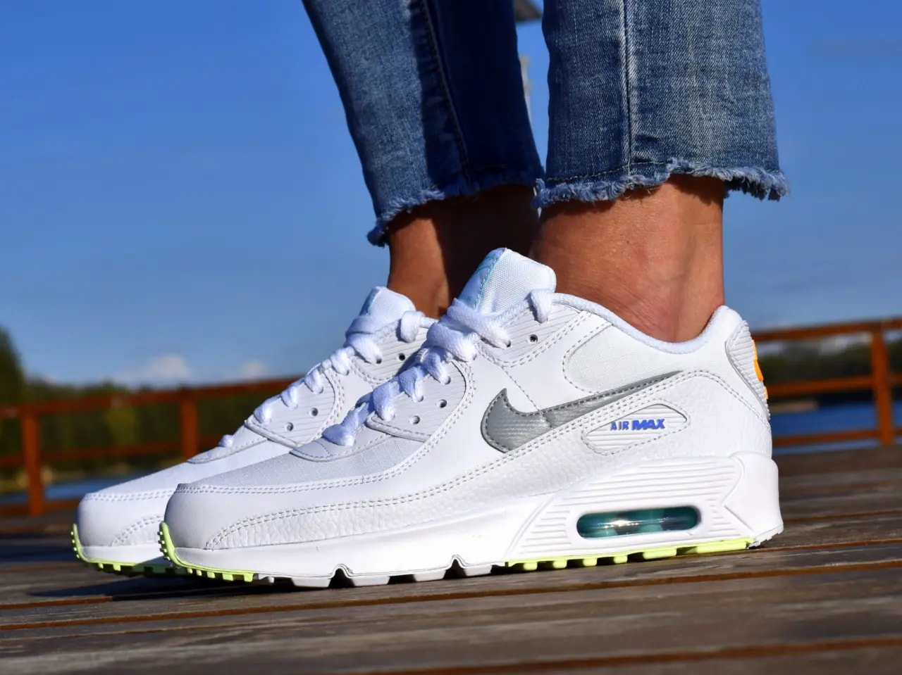 Giày Nike Air Max 90 GS 'White' CZ5868-100 — ảnh 3