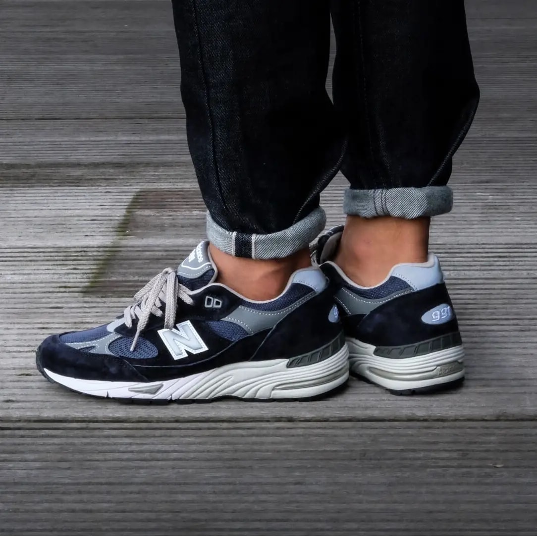 Giày New Balance Wmns 991 Made In England 'Navy' W991NV — ảnh 2