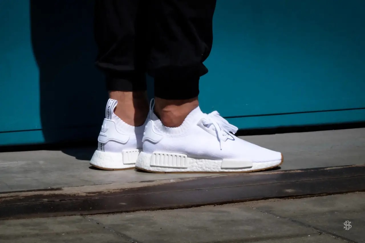 Giày Adidas NMD_R1 Primeknit 'White Gum' BY1888 — ảnh 5