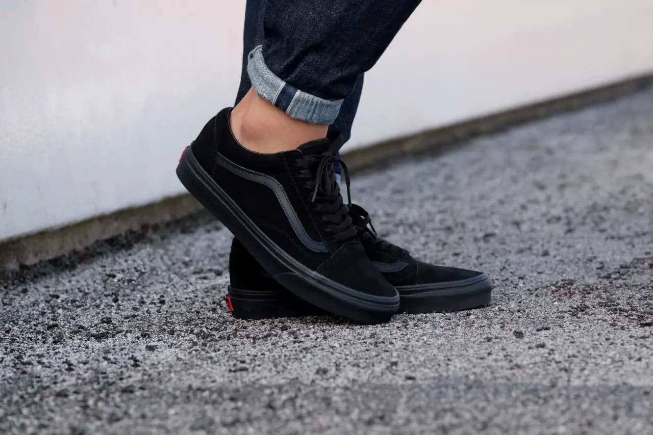 Giày Vans Old-Skool 'Triple Black' VN000D3HBKA — ảnh 4