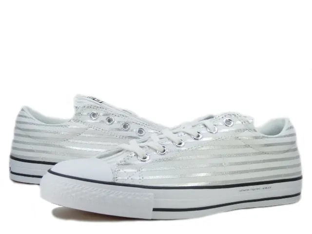 Giày Converse Chuck Taylor All Star Low Silver Stripe 148372C — ảnh 3