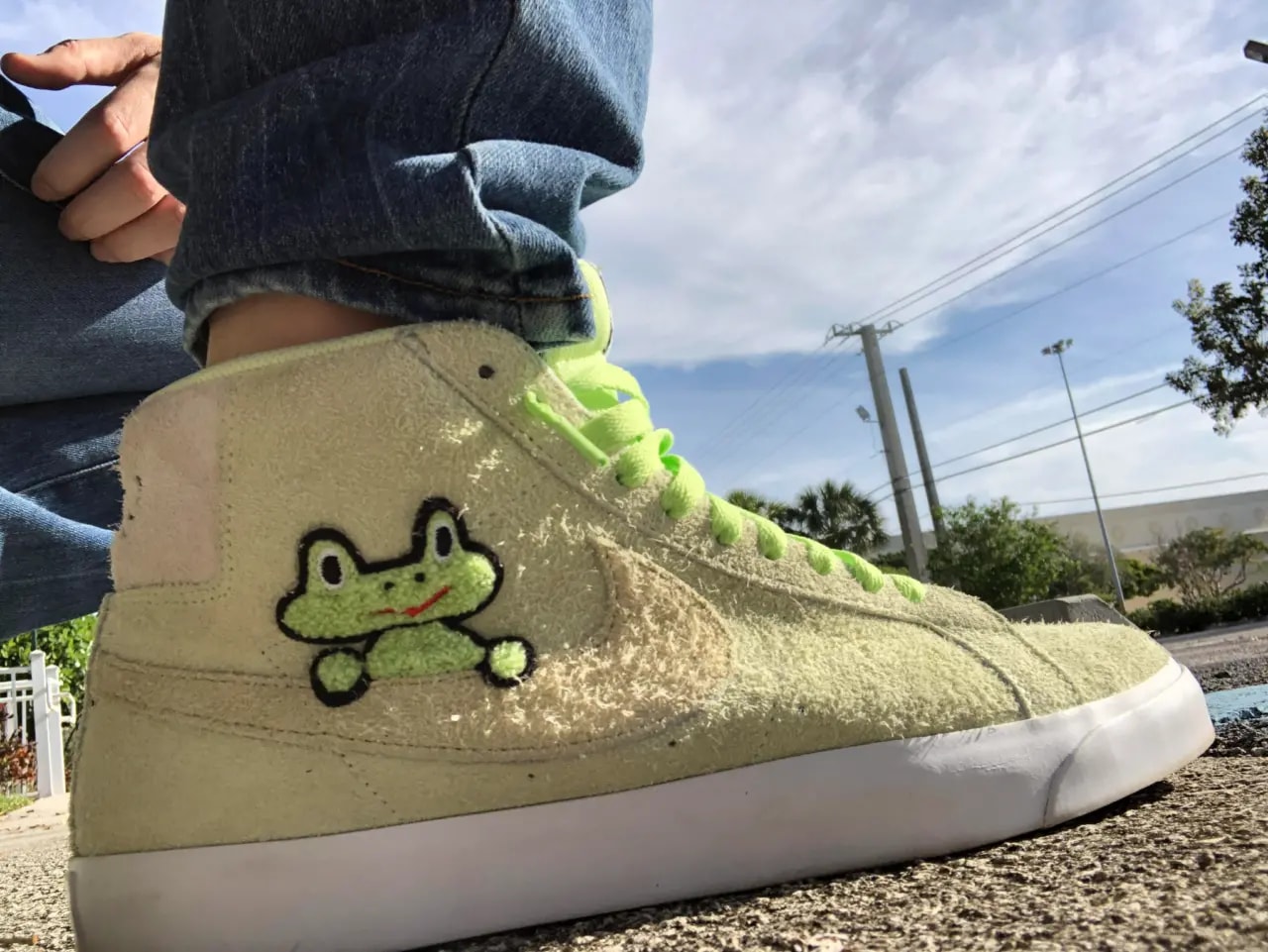 Giày Nike Frog Skateboards x Blazer Mid SB QS 'Frog Skateboards' AH6158-300 — ảnh 2