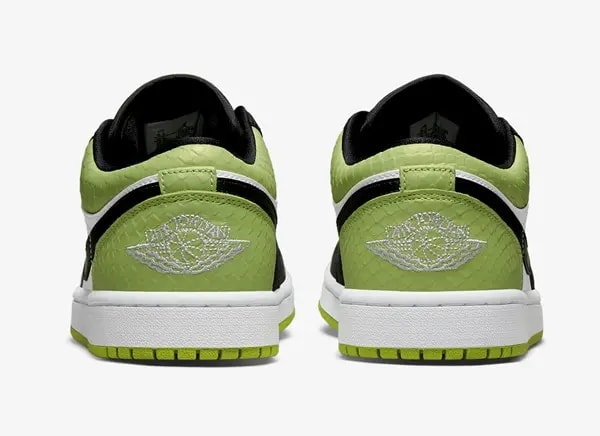 Giày Nike Air Jordan 1 Low 'Snakeskin Vivid Green' DX4446-301 — ảnh 4