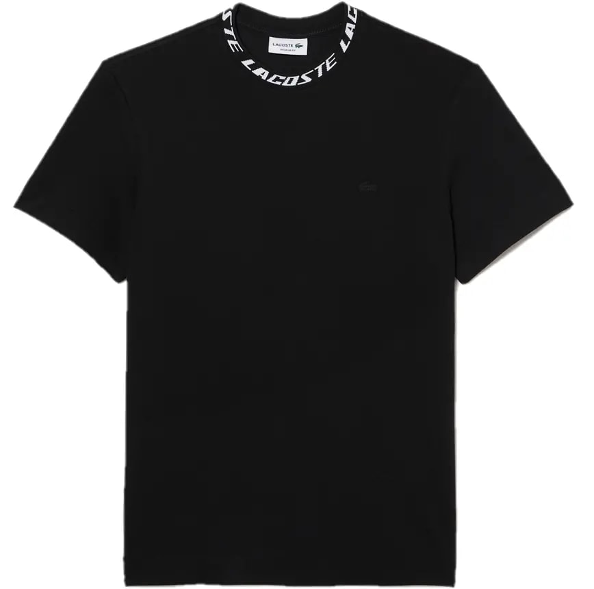 Áo Lacoste Regular Fit Logo Collar T-shirt 'Black' TH9687-53G-031 — kich-thuoc: M
